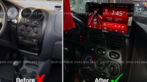 Màn hình DVD Android xe Daewoo Matiz 1998 - 2008 | Gotech GT6 New